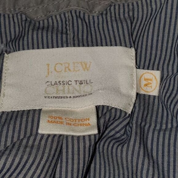 J. Crew Jacket Medium Utility Classic Twill Chino Pockets Preppy Coastal Tomboy - Picture 3 of 8